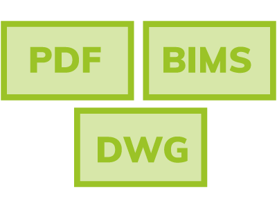 PDF, BIMS, DWG