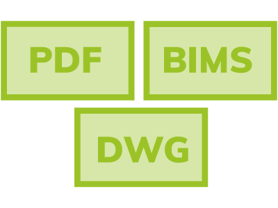 Ausgabe als PDF, BIMS, DWG Datei | Brandschutzpläne PDF, BIMS, DWG