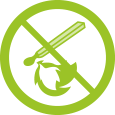 Erstellung Brandschutzordnung nach DIN 14096 Icon Kein Feuer